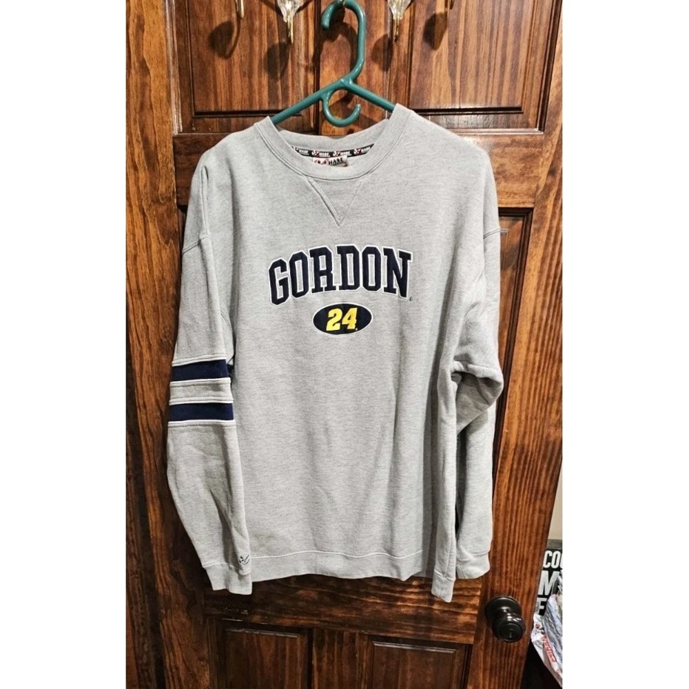 Jeff Gordon #24 Nascar Unisex Sweater Shirt Size Large Chase Authentics Vtg